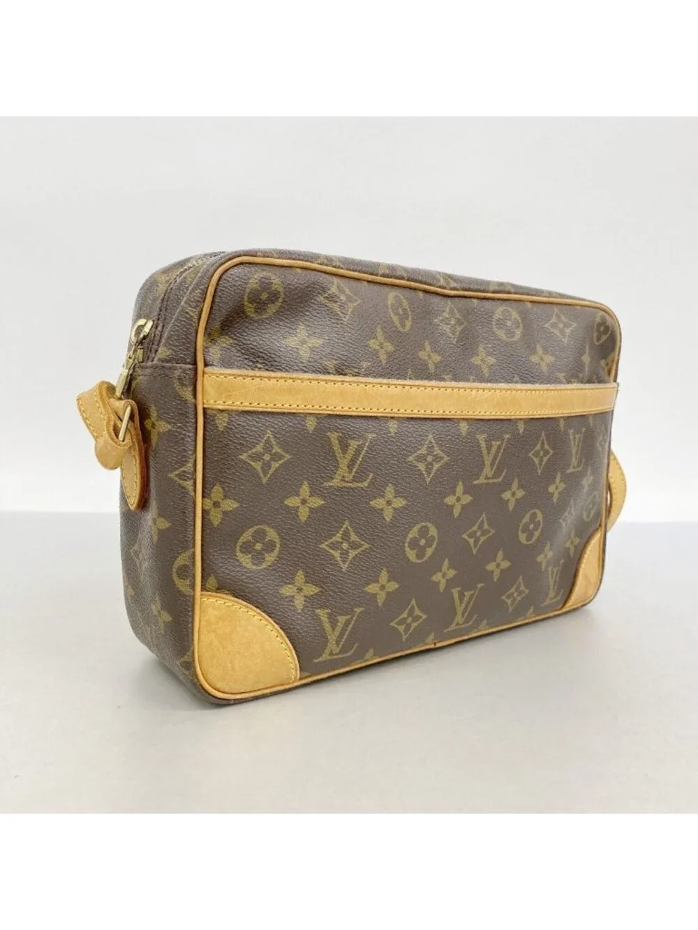 Louis Vuitton Shoulder Bag Monogram Trocadero 30 Brown
